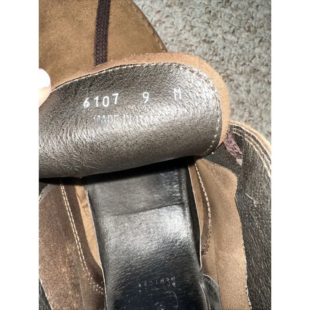 Vero Cuoio Shoes Boots  Mens 9 Suede Brown Made in‎ Italy Casual Business